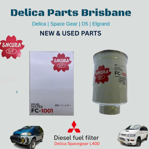  1 Fuel Filter SAKURA 4M40T,4D56T engines