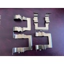 Front brake calliper retaining clips 